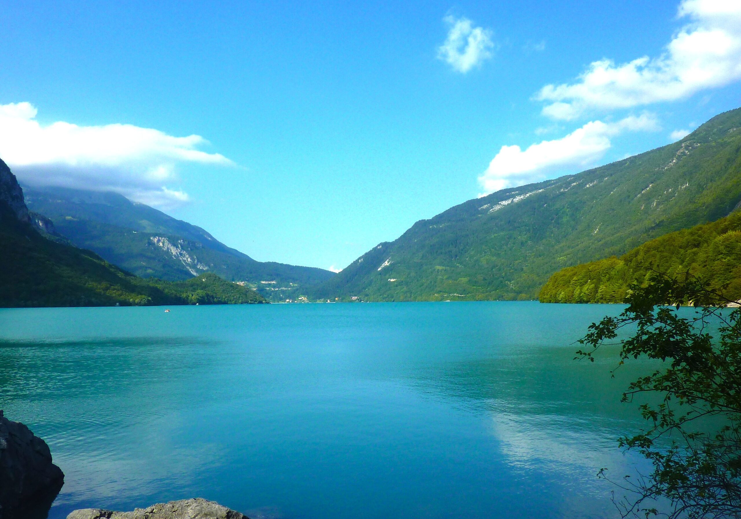 Italien-Dolomiten-Molveno See